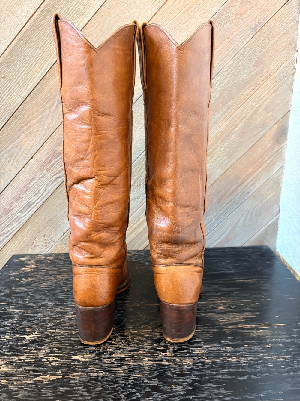 RARE Vintage Black Label Frye Campus Cowgirl Boots, Made in USA, Size 6.5, #8555 - Picture 3 of 14